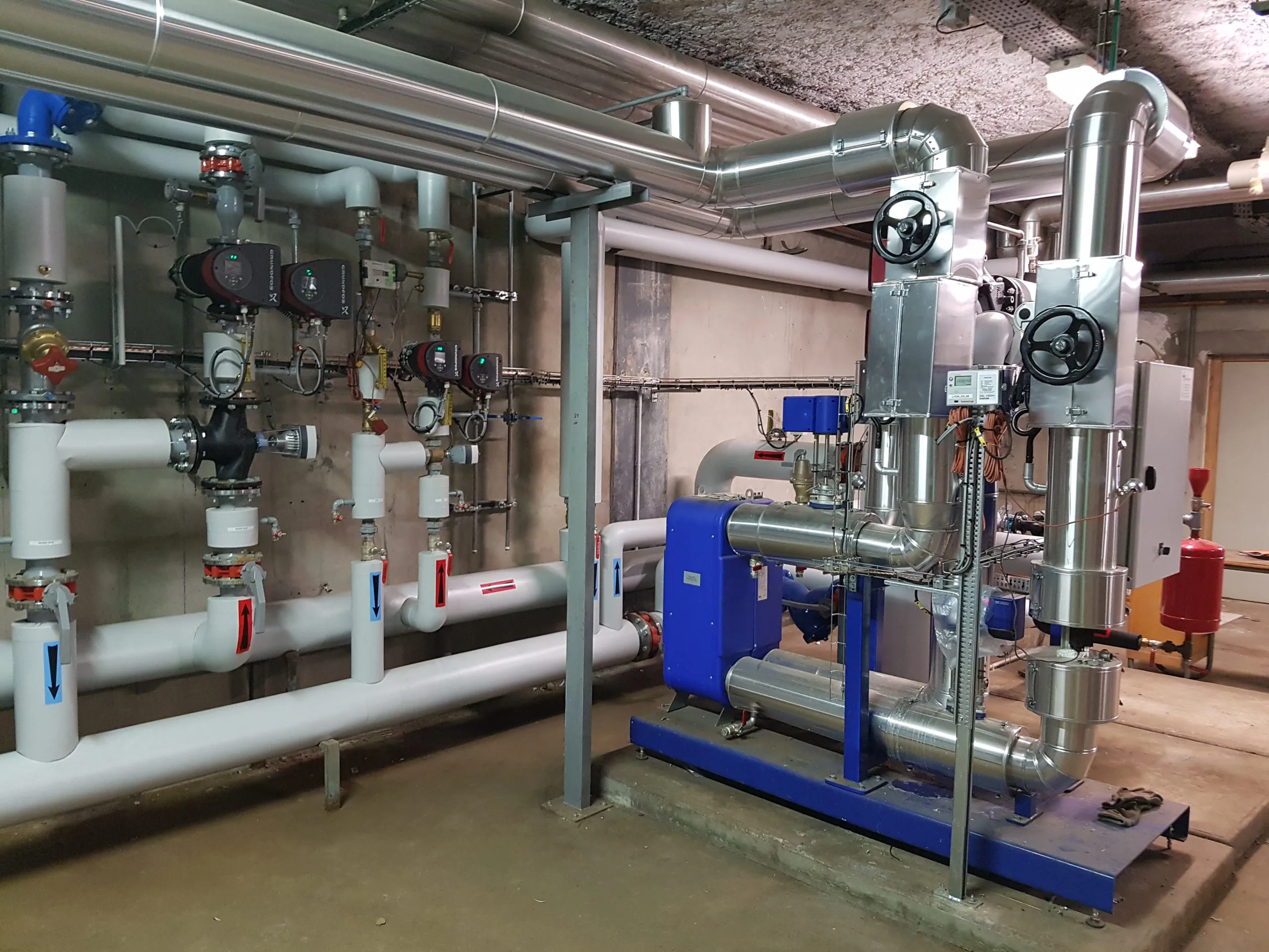 Chaufferie rénovée du lycée Lacassagne à Lyon